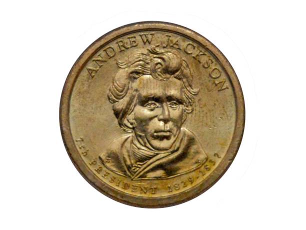 istock 2008 Andrew Jackson Presidential Dollar Coin 999329470