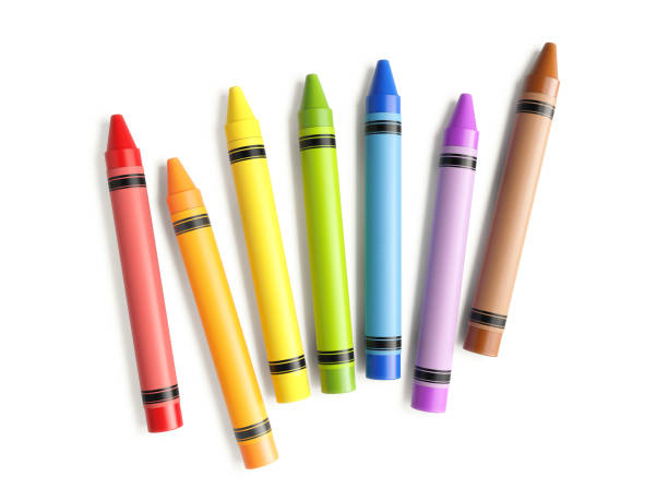 istock Colorful Crayons Scattered On White Background 999332862
