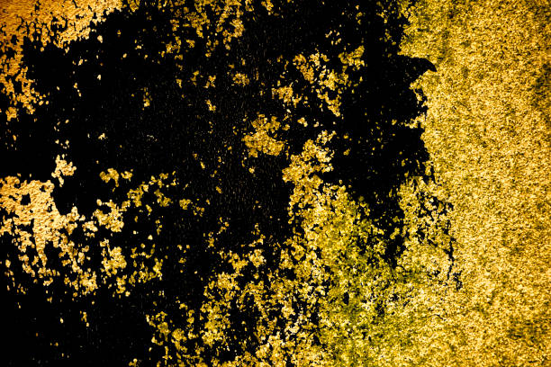 istock Grunge Ultra yellow Concrete cement texture, stone surface, rock background 999378356