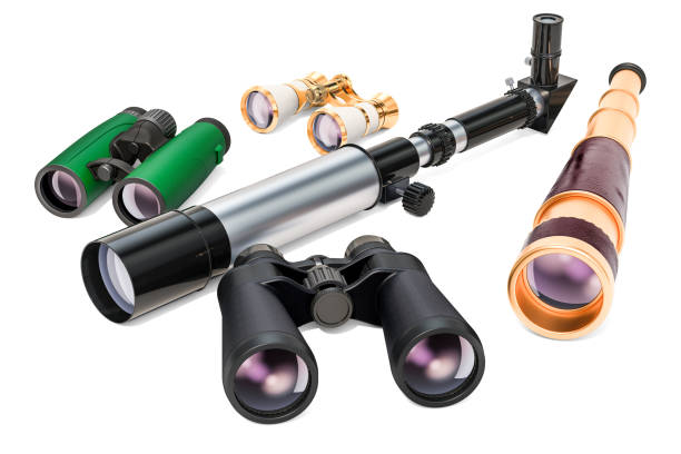 istock Optical devices. Opera glasses, binoculars, spyglass, 