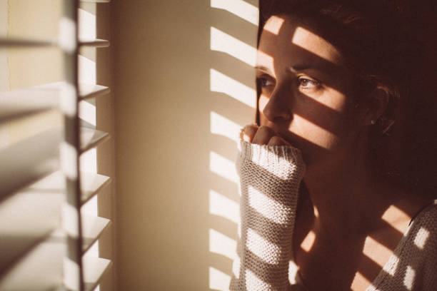 istock Depressed woman in home 999464124