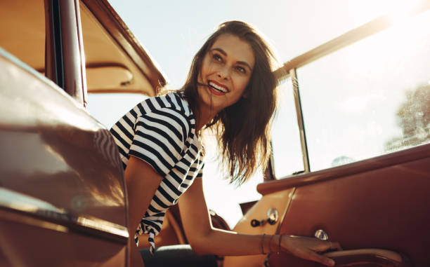 istock Woman having a break on road trip 999485748