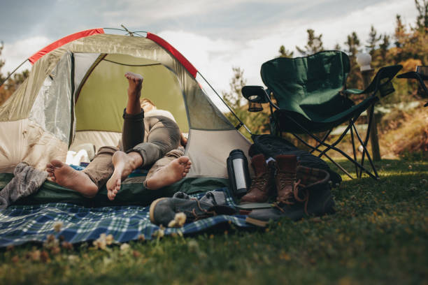 istock Romantic camping in the nature 999490300