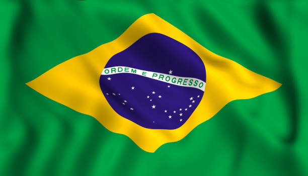 istock Brazil flag waving in the wind 999498934