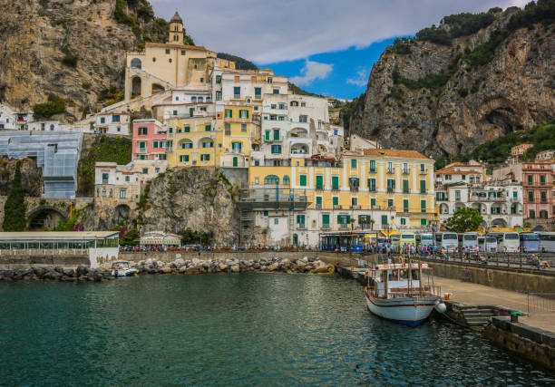 Amalfi Coast Amalfi Coast in the Summer ivory coast landscape stock pictures, royalty-free photos & images