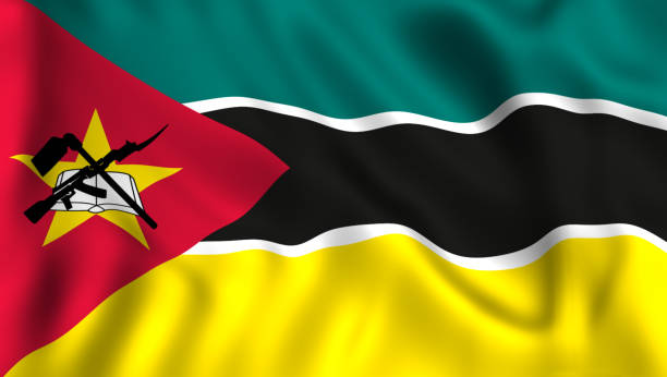 istock Mozambique flag waving in the wind 999500588