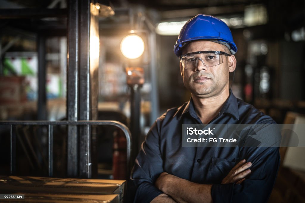 Retrato del trabajador - Foto de stock de Oficio libre de derechos