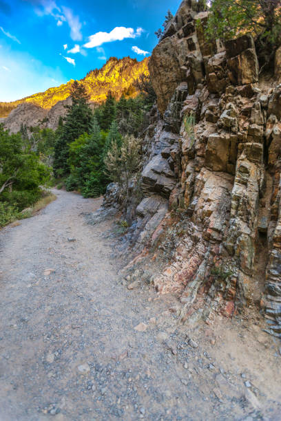 istock Rock wall and mountains in the background 999597176