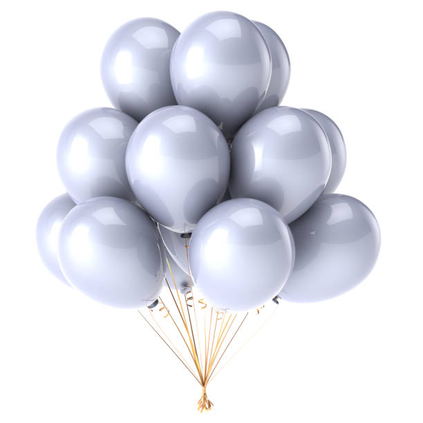 istock party balloons bunch clean white glossy beautiful 999619160