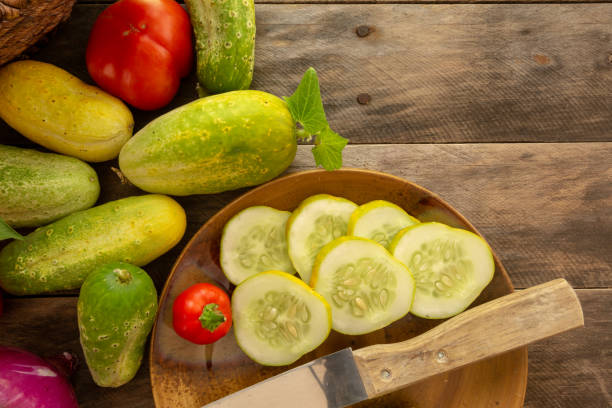istock Fresh garden veggies on backgrounds 999628406