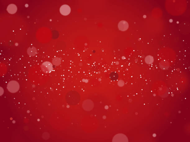 istock Illustration Christmas and New Year bokeh abstract dark red gradient background 999638102