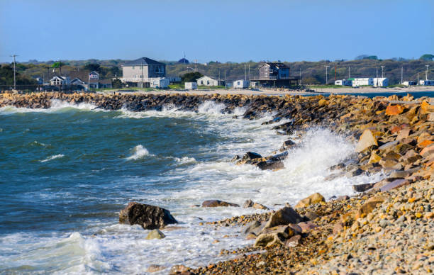 istock Wave Crash Stony Beach Westport Point Massachusetts 999672412