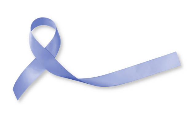 Esophageal and Stomach cancer awareness, and and Gastroesophageal Acid Reflux Disease (GERD) Awareness Week with Periwinkle ribbon color bow isolated on white background (clipping path) Esophageal and Stomach cancer awareness, and and Gastroesophageal Acid Reflux Disease (GERD) Awareness Week with Periwinkle ribbon color bow isolated on white background (clipping path) stomach cancer stock pictures, royalty-free photos & images