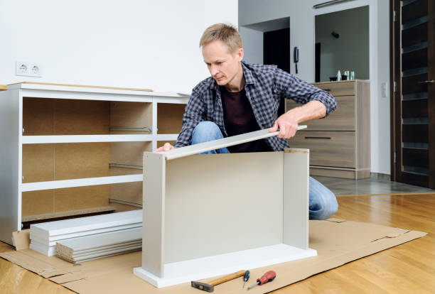 istock Furniture assembly at home. 999734956