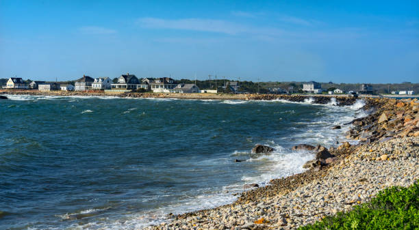 istock Wave Crash Stony Beach Westport Point Massachusetts 999758128