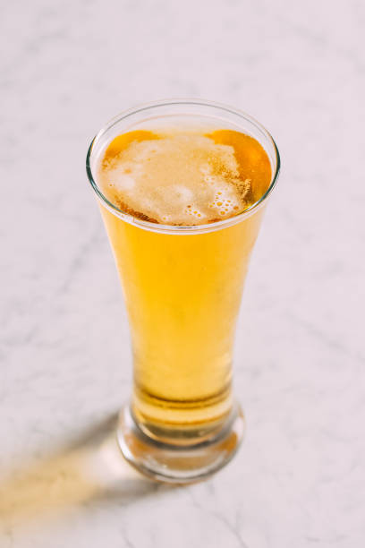Cold Beer on White Background
