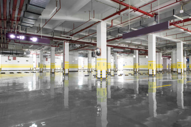 istock Passageway in the underground parking lot 999784946