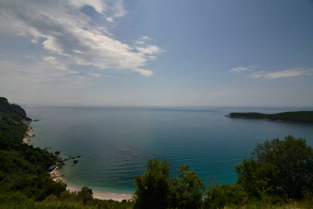 istock View from the viewpoint to the long sandy beach 999796980