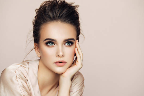 istock Beautiful woman with make-up 999805514