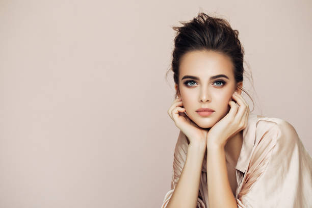 istock Beautiful woman with make-up 999805560