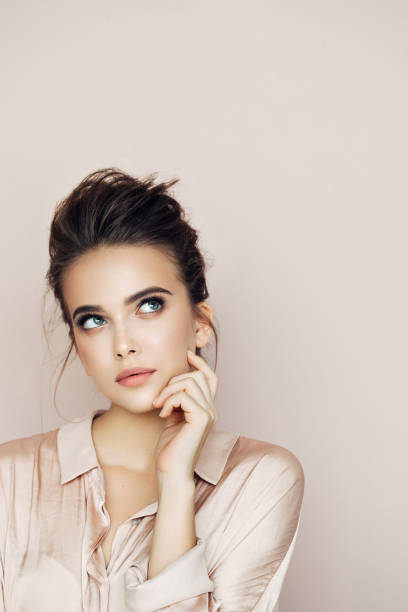 istock Beautiful woman with make-up 999805758