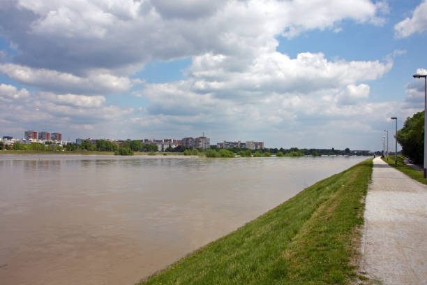 istock river Sava in Zagreb, Croatia 999808258