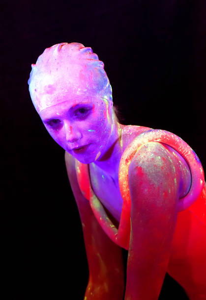 istock Ugly Neon Woman 999811794