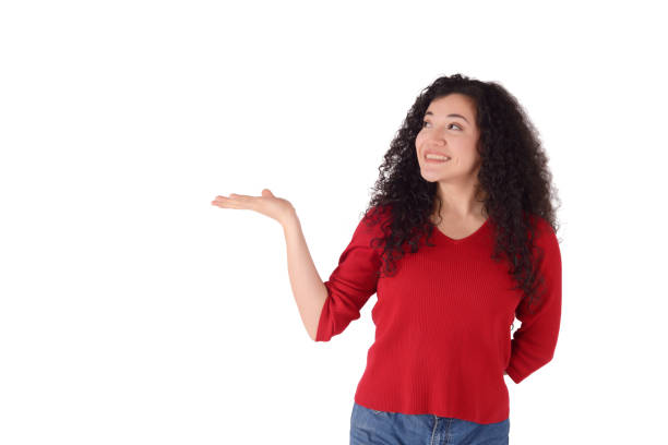 istock Young woman holding something 999812070
