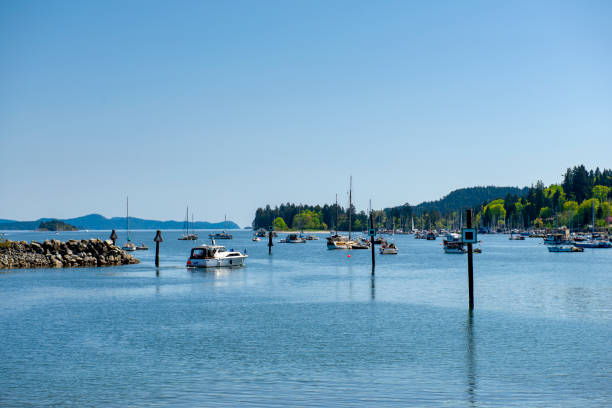istock View of Ganges Harbour in Salt Spring Island, BC 999821648