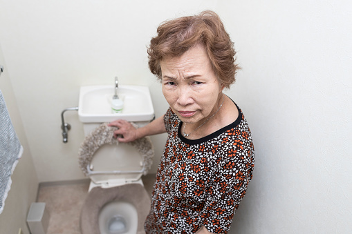 Elderly women and bathrooms