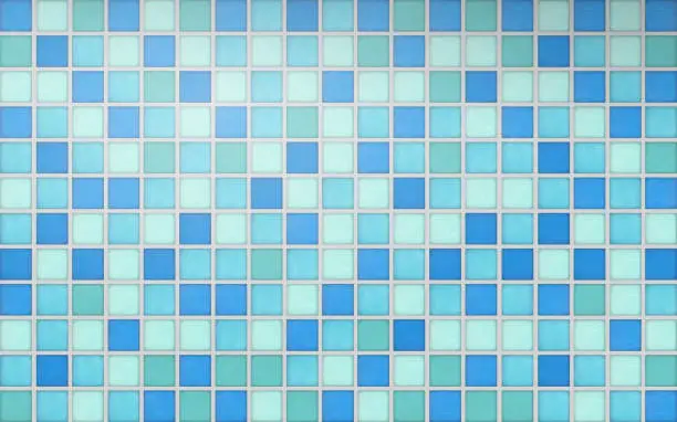 Vector illustration of Mosaic tiles ceramic vector