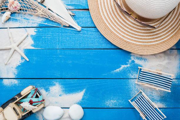 istock summer season on the beach. relax holiday and copy space for text 999830806