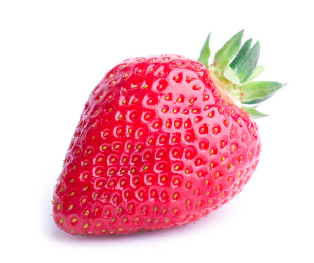 istock Red berry strawberry isolated on white background 999859990