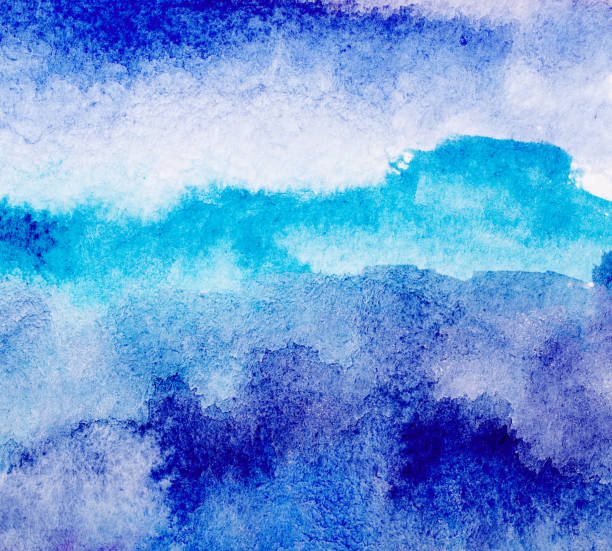 istock Blue watercolor background for textures and backgrounds 999862180