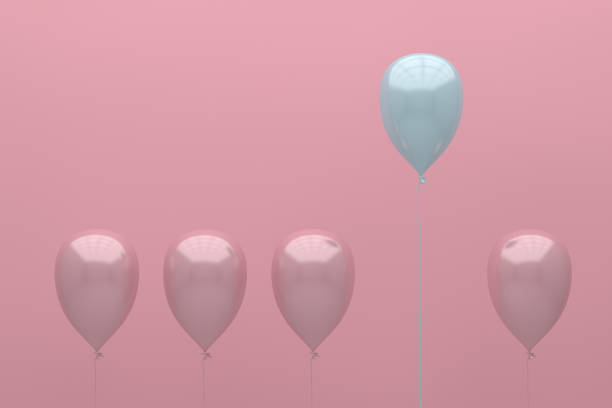 istock Standing Out From The Crowd Concept with Balloons 999906900