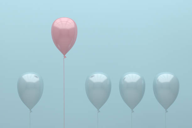 istock Standing Out From The Crowd Concept with Balloons 999907078