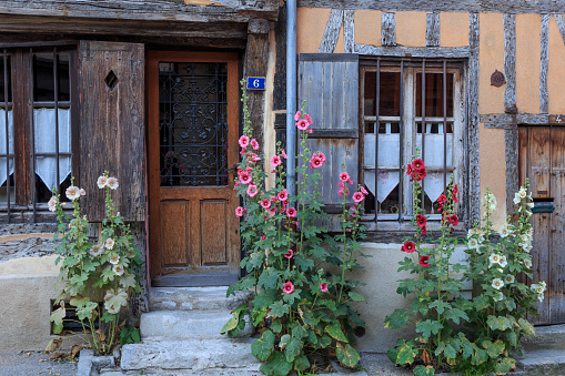 Old timbered house in Vernon, Normandy, France.
