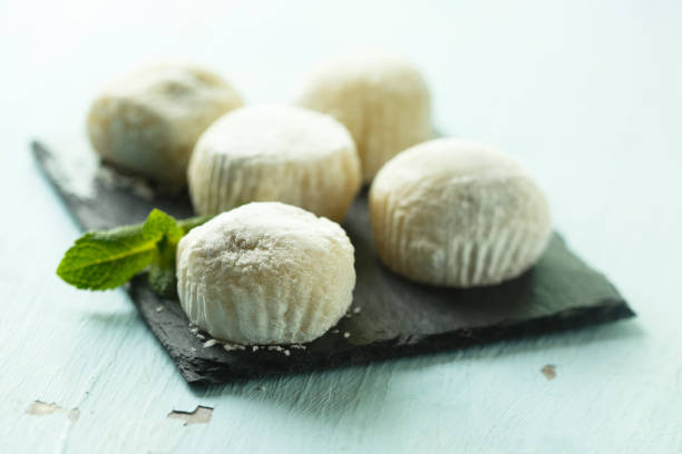 istock Mochi, or traditional Asian dessert 999913890