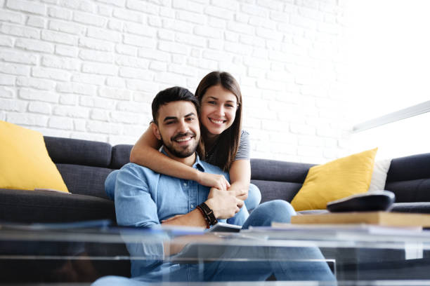 istock Portrait of Young Couple With Tablet PC Smiling 999927208