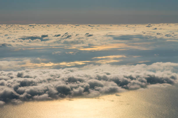 cloud in the sky, Looking to the window in the airplane.