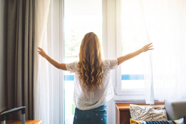 istock Bright hotel room with amazing view 999943638