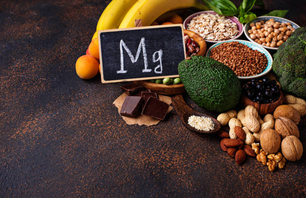 istock Assortment of  food containing magnesium 999944328