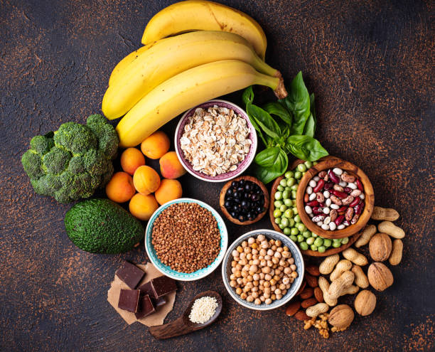 istock Assortment of  food containing magnesium 999945144