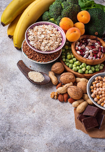 istock Assortment of  food containing magnesium 999945260