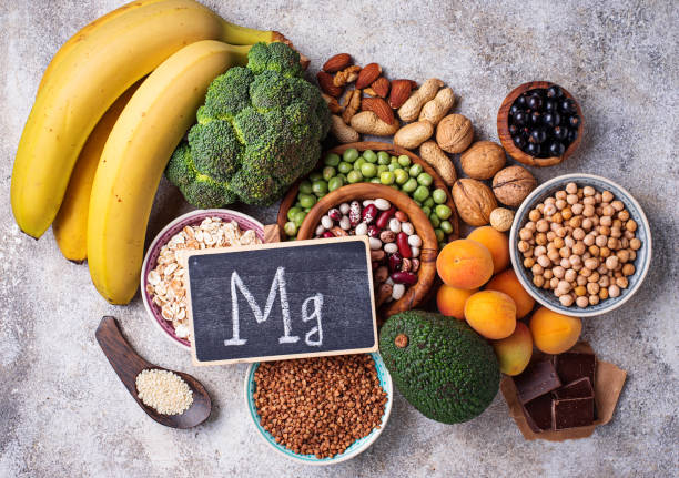 istock Assortment of  food containing magnesium 999949624