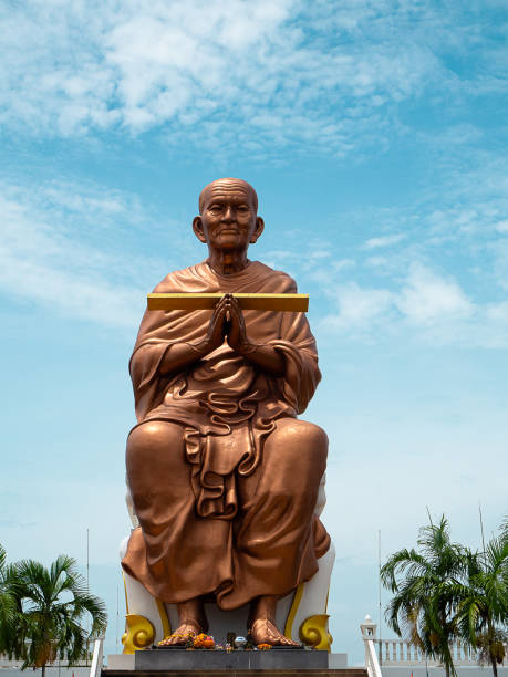 Somdej Toh known formally as Phra Buddhacharn Toh Phomarangsi . Wat Bot PathumThani Thailand.