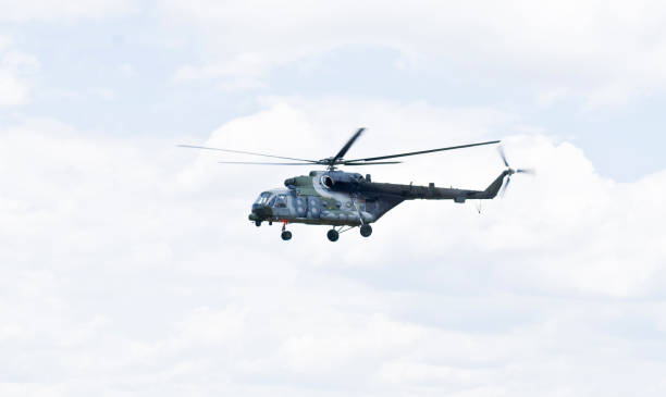istock Military Helicopter In The Sky 999973728