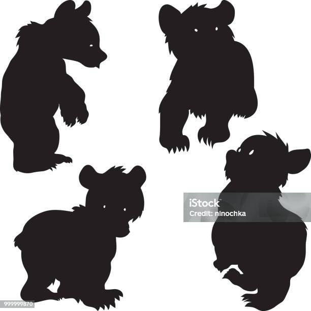 Bears Stock Illustration - Download Image Now - Animal Body Part, Animal Wildlife, Bear