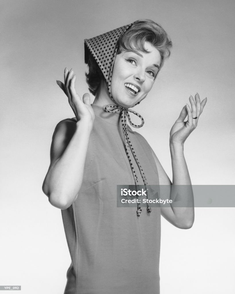 Woman gesturing  1950-1959 Stock Photo