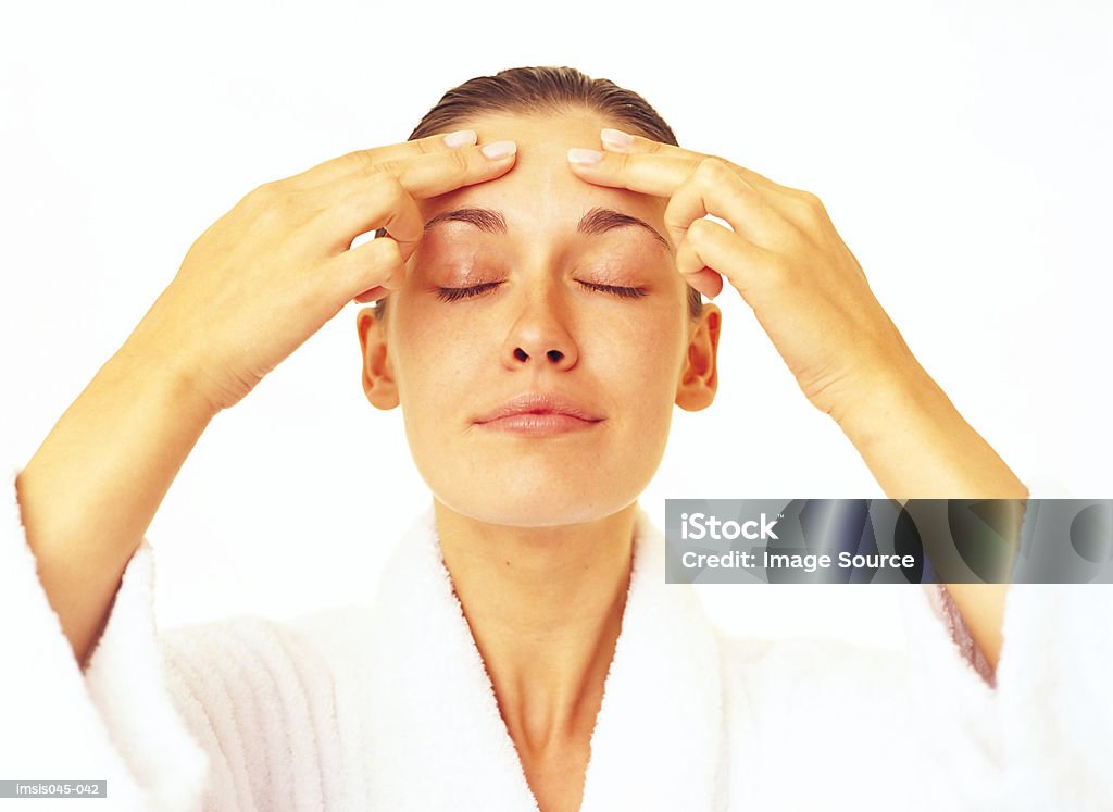 Head massage  Adults Only Stock Photo